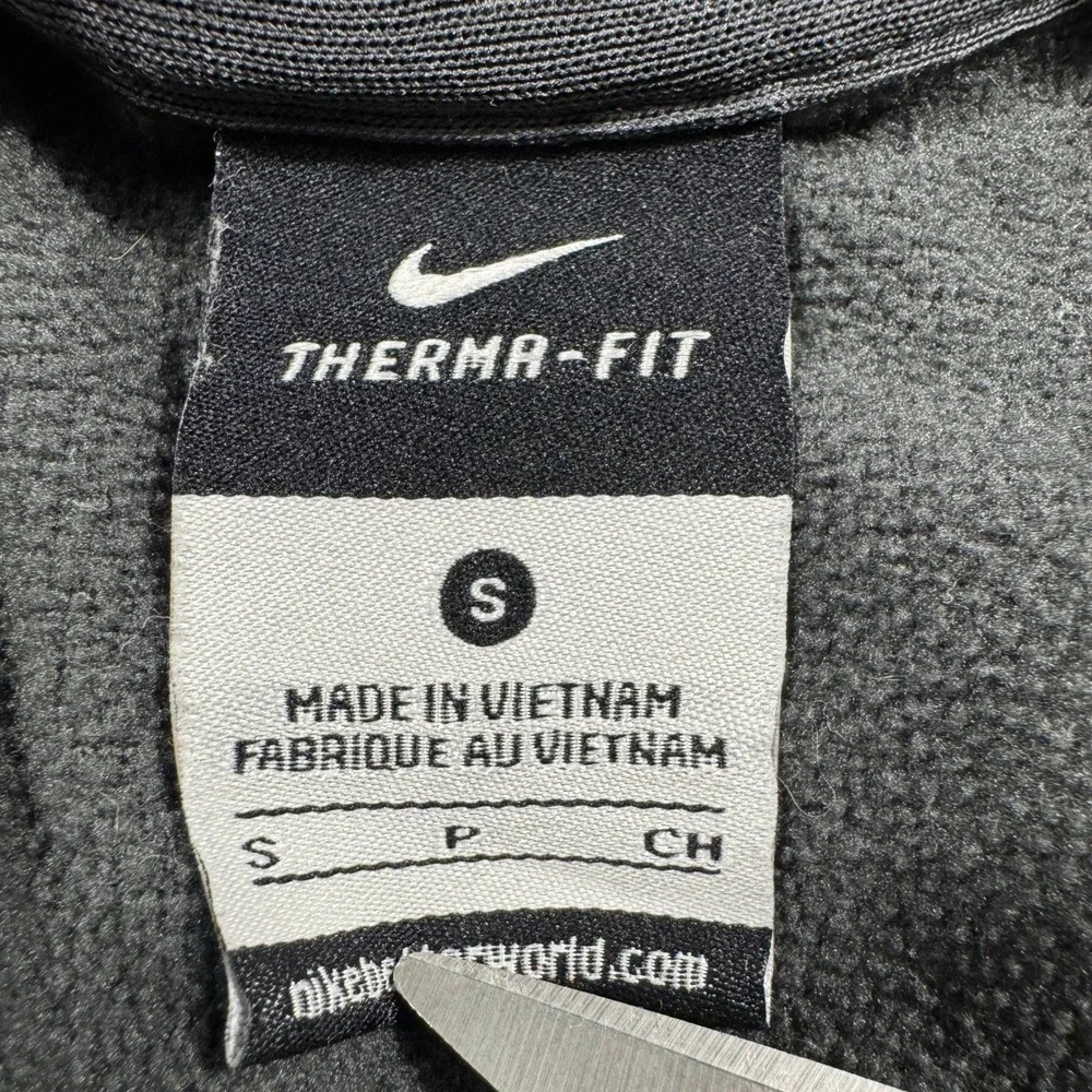 Nike‎ Men's Clemson Hoodie Therma-FIT Pullover Sweatshirt Black Grey Small NCAA